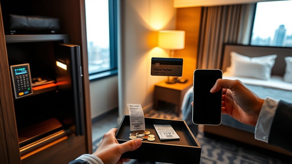 average hotel safe fees