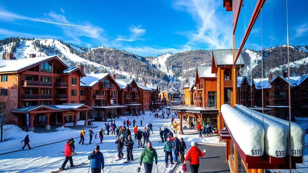 average ski hotel prices