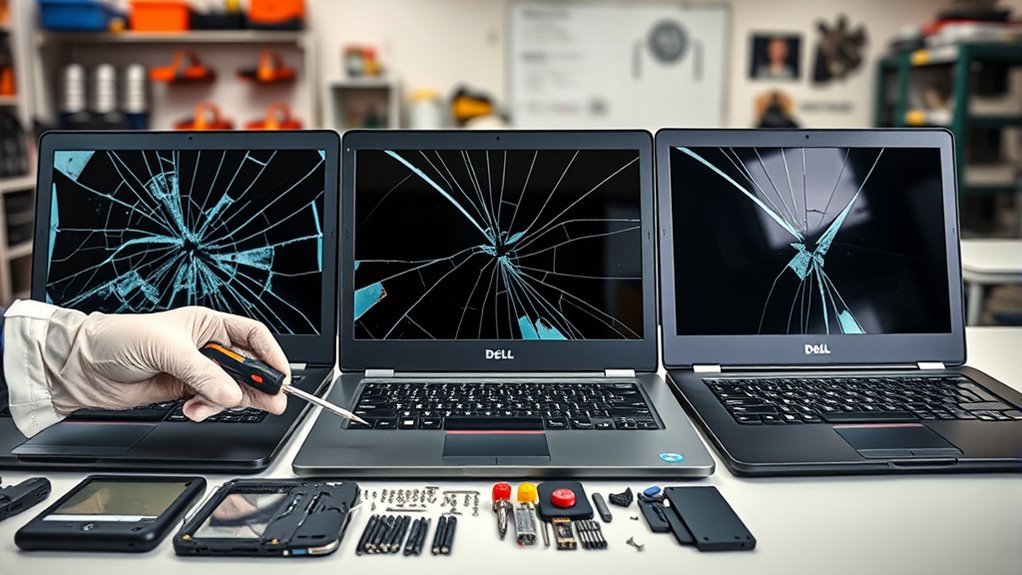 brand specific screen repair costs