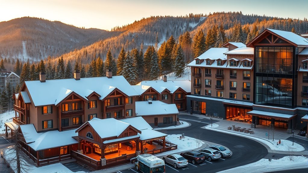 budget and luxury accommodations