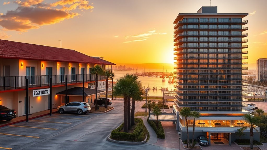 budget versus luxury hotels