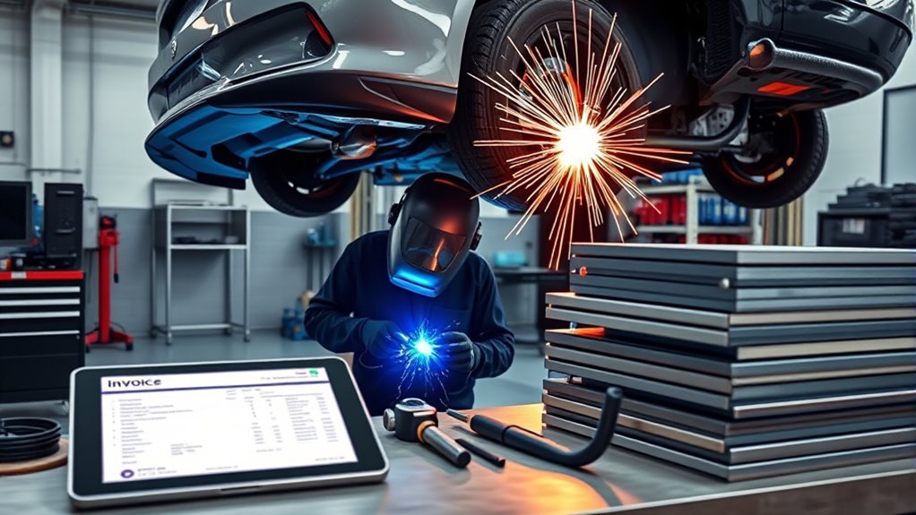 car welding cost breakdown