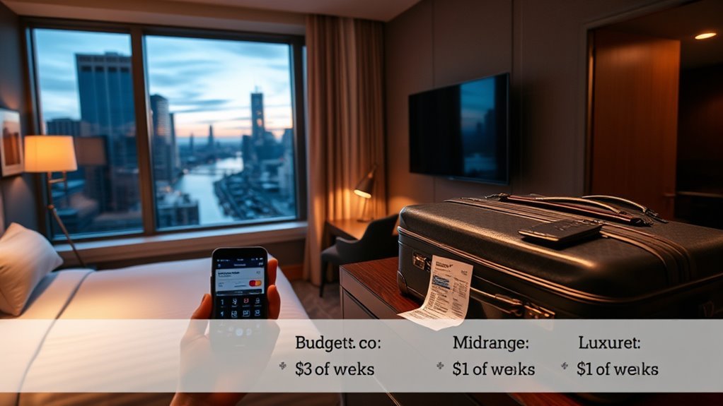 chicago hotel cost breakdown