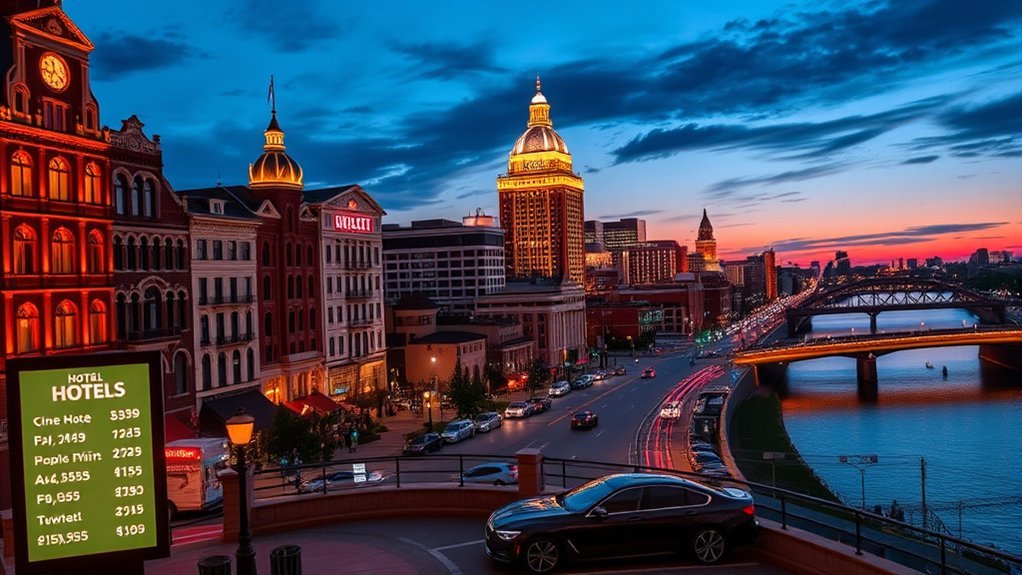 cincinnati hotel price variations