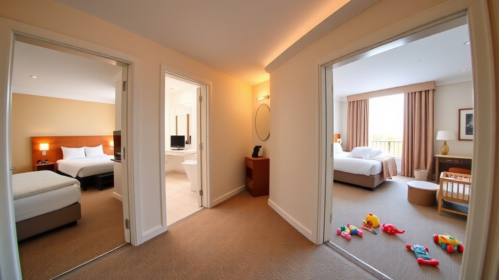comfortable family friendly suites