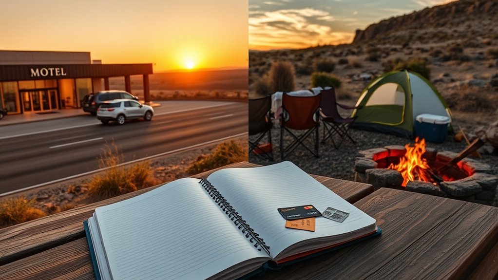 cost comparison hotels vs camping