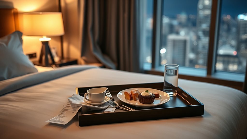 evolving room service pricing