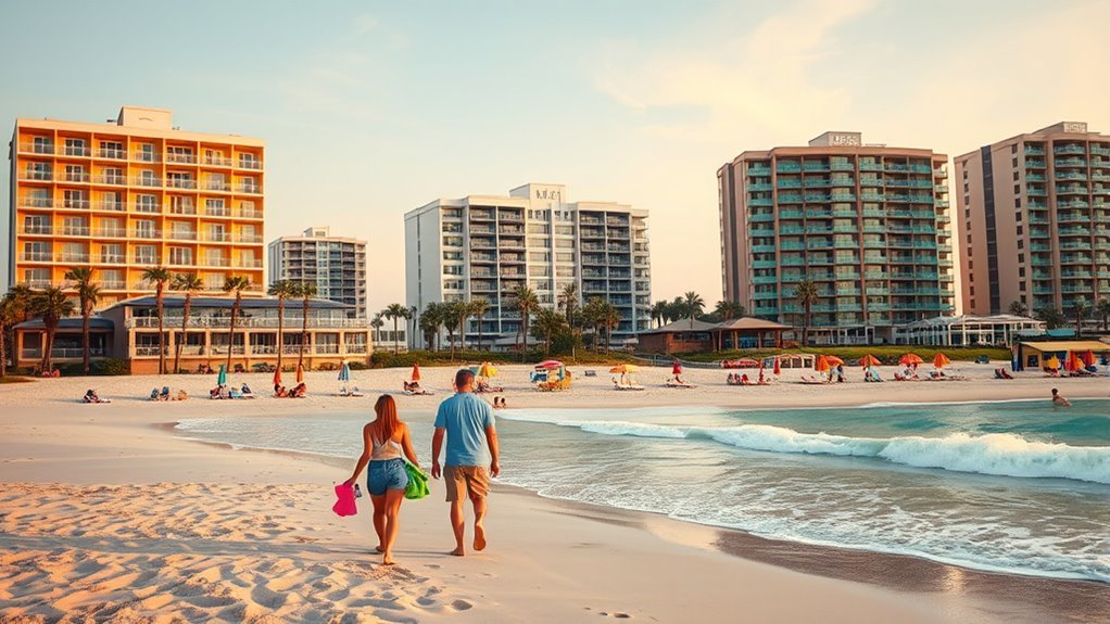 family beach accommodations options