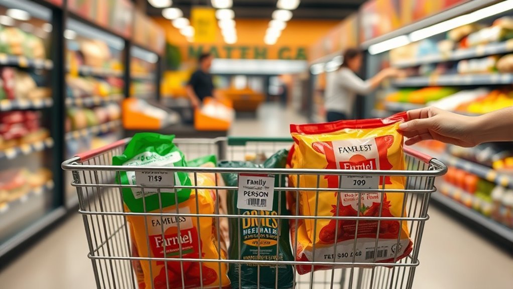 grocery costs increase with households