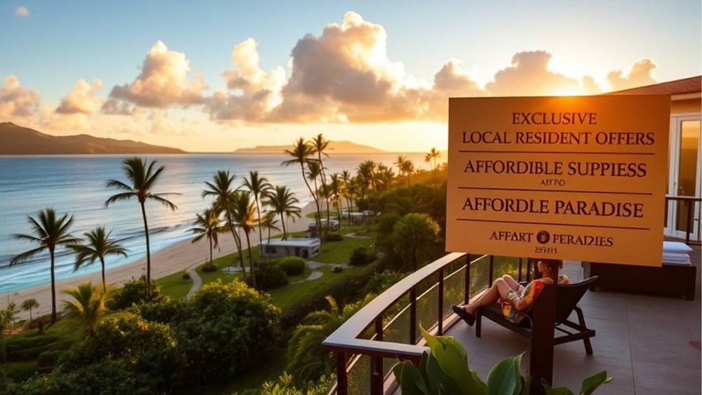 half price local resident getaway