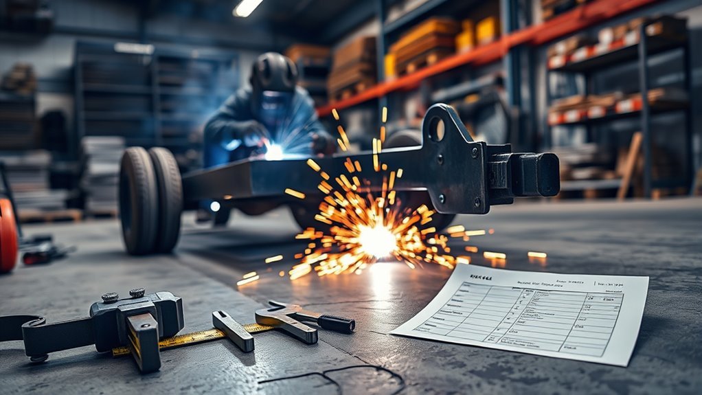 hitch welding cost breakdown