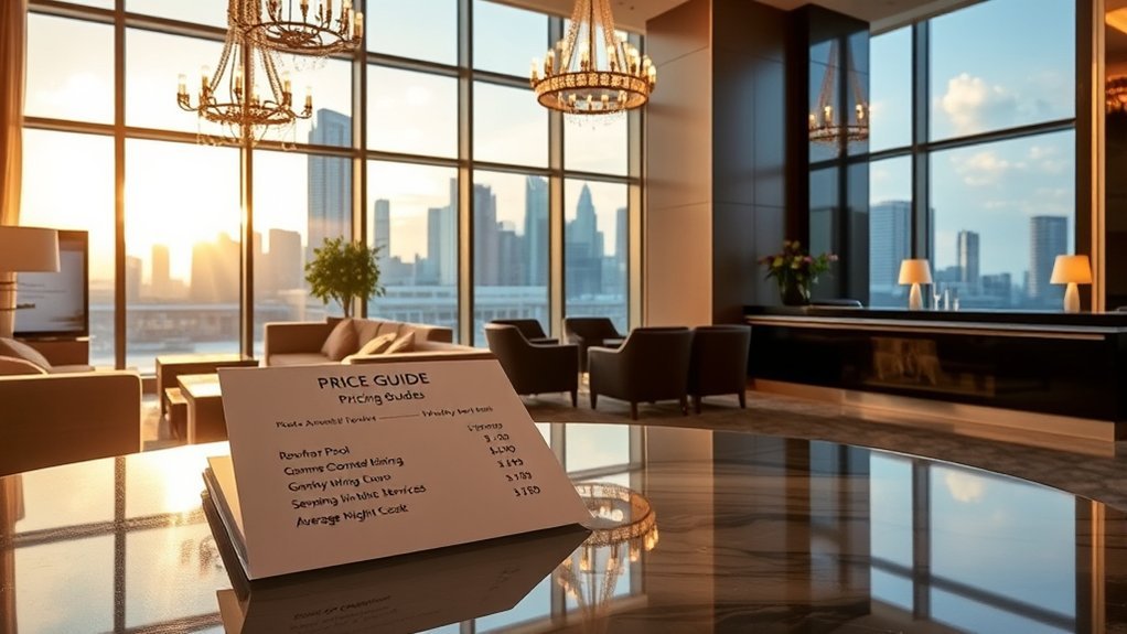 hotel amenities impact pricing