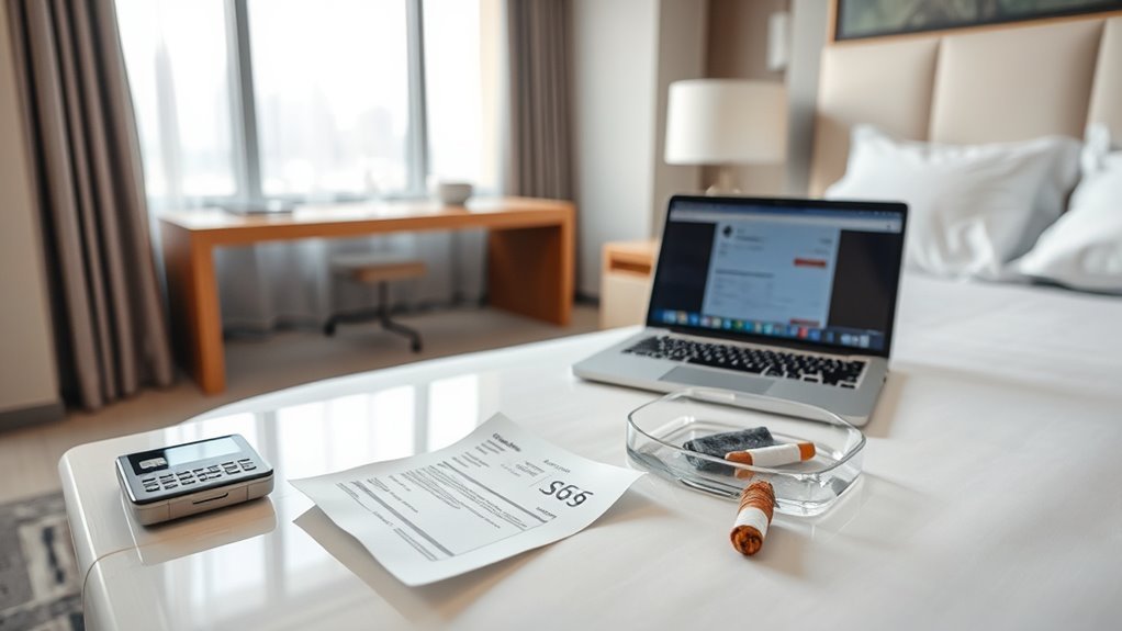 hotel smoking fee impact