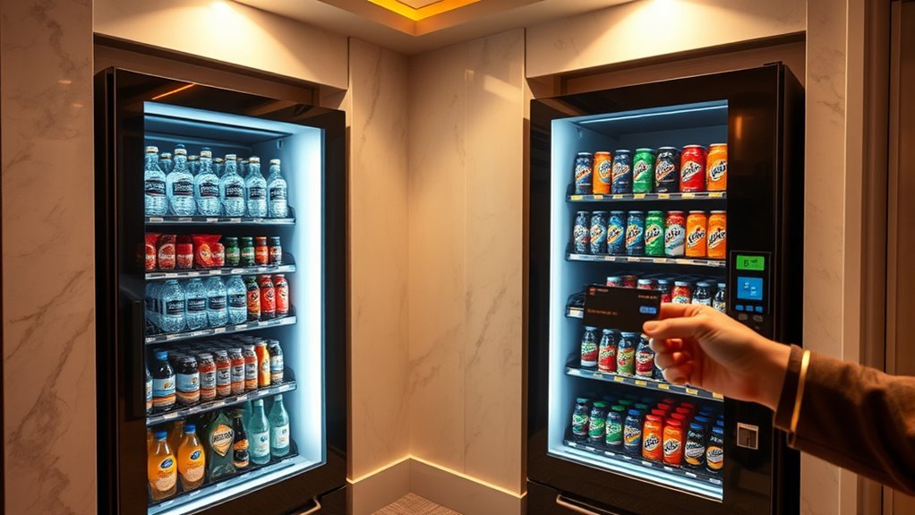 hotel vending machine costs