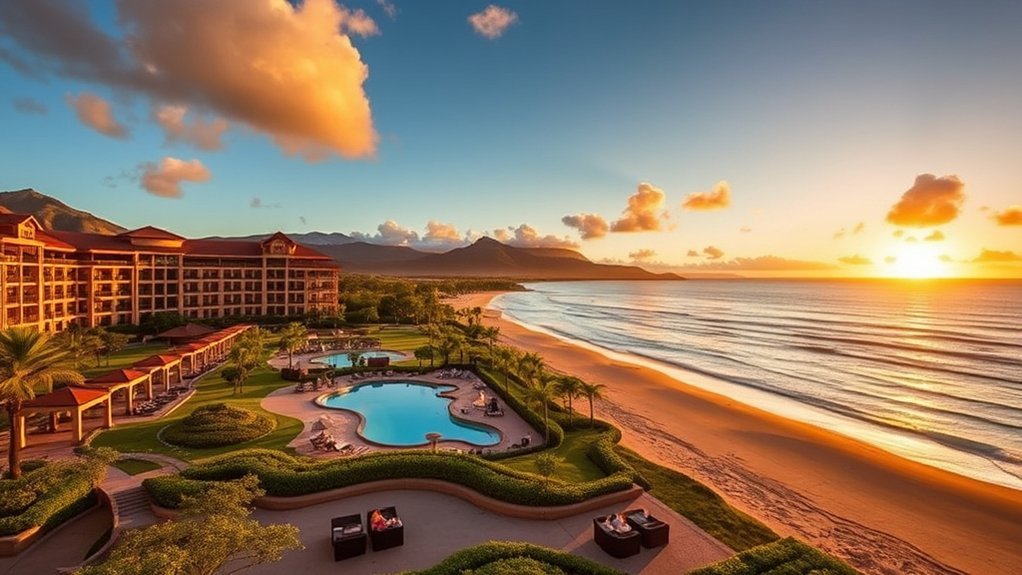 luxurious accommodations in paradise
