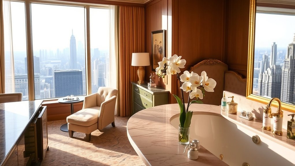 luxurious amenities for guests