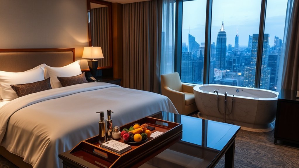 luxury amenities enhance experience