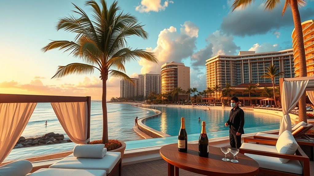 luxury beachfront hotel experiences