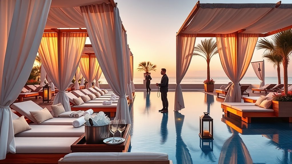 luxury cabanas enhance experiences