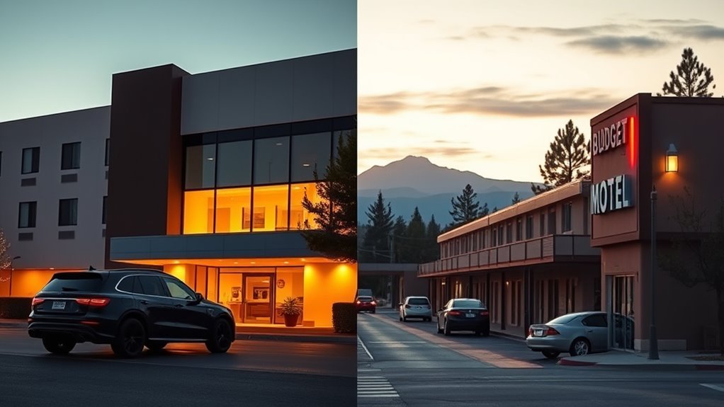 luxury versus budget hotels