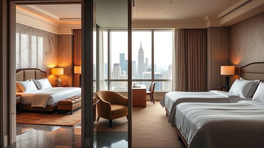 luxury vs midscale room rates