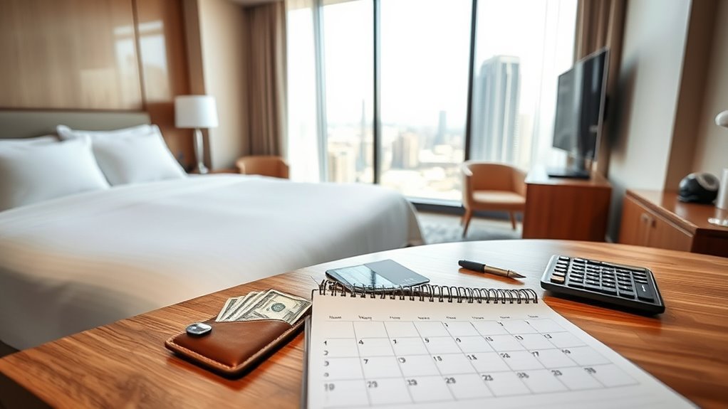 monthly hotel expense usa