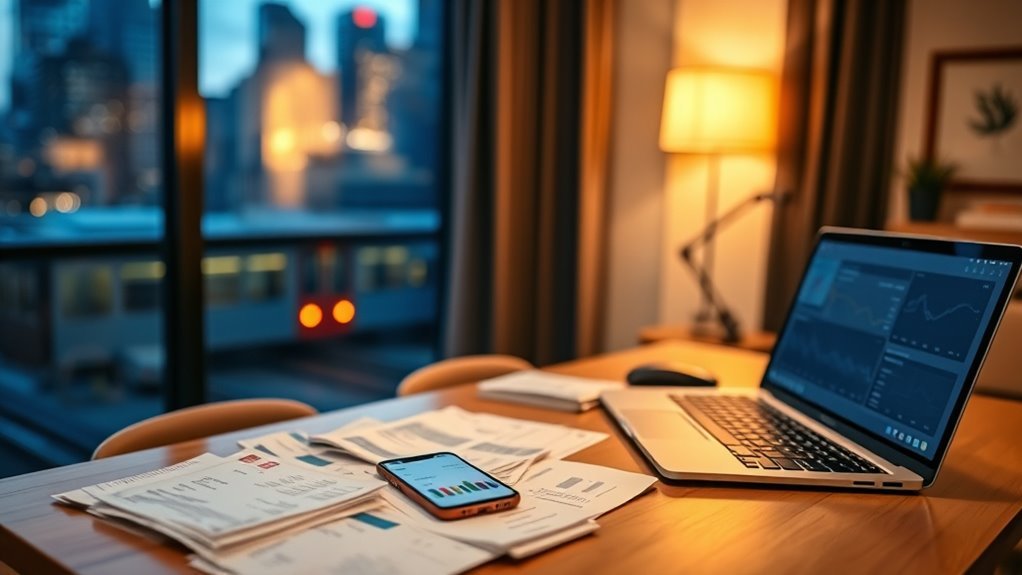 monthly utility and phone costs