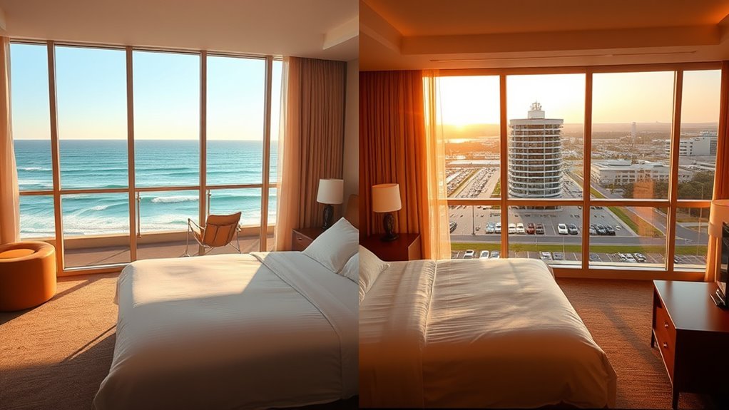 oceanfront room cost advantages