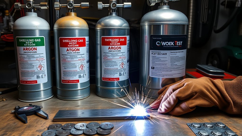 optimal gas for mild steel