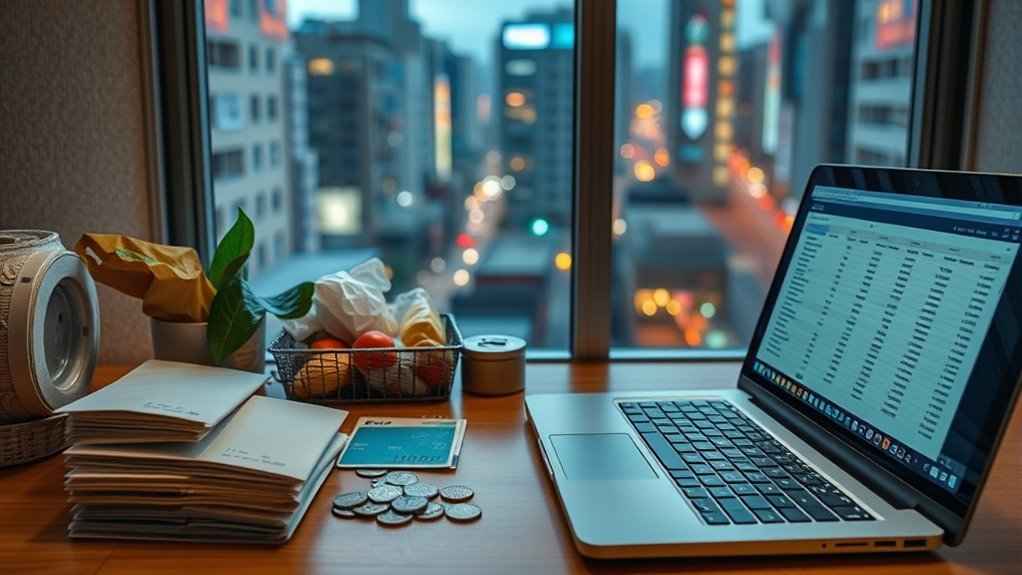 osaka monthly expense overview