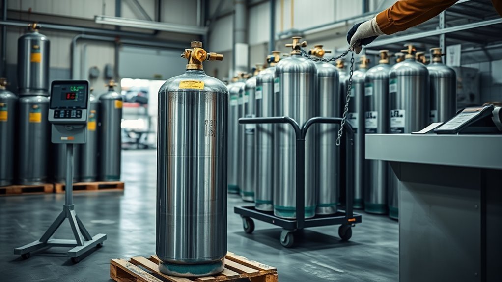 oxygen tank exchange costs