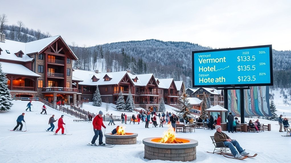 peak ski demand timing