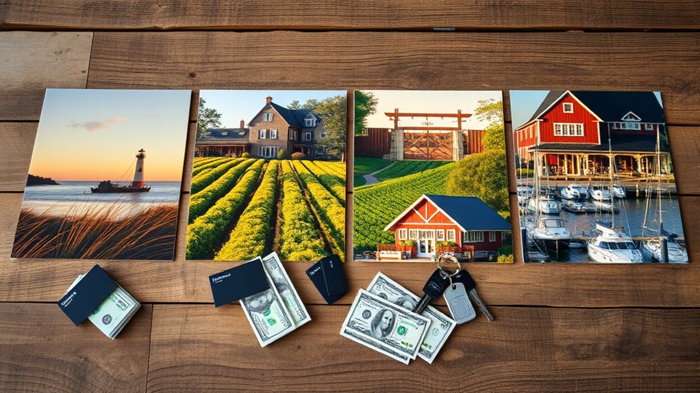 price tiers across towns