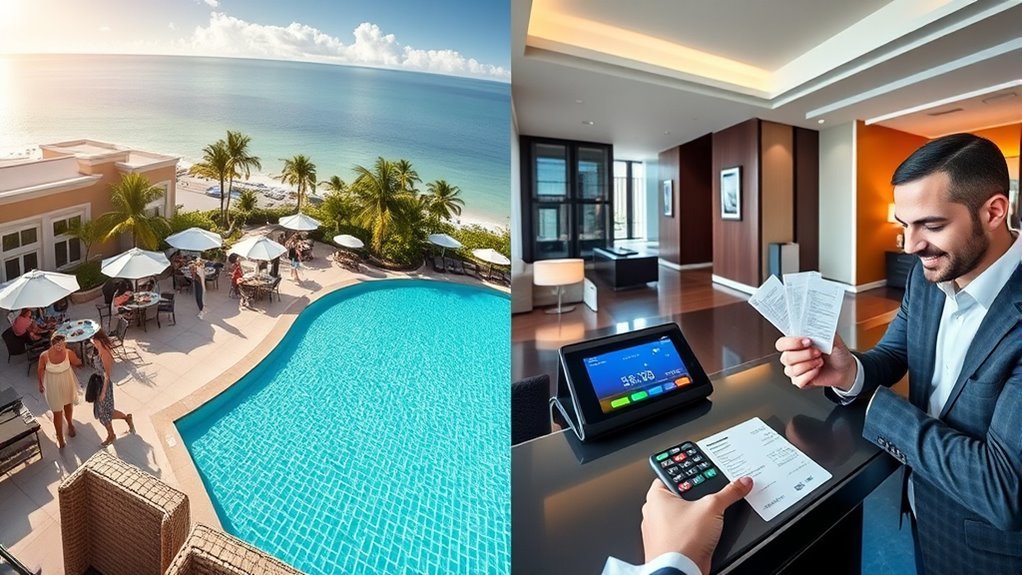 resort versus hotel pricing