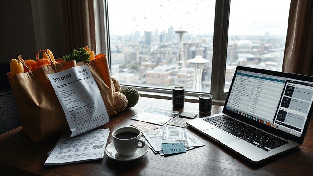 seattle monthly expense overview