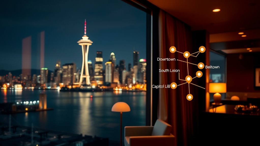 seattle s 4 star hotel neighborhoods