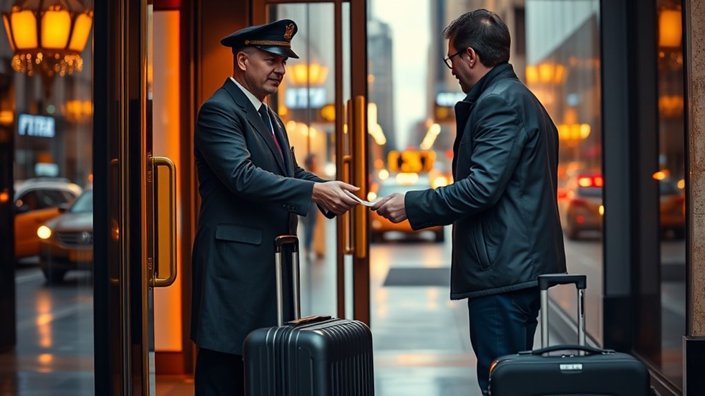 standard hotel doorman tipping