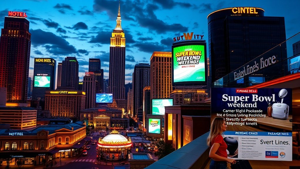 super bowl package deals