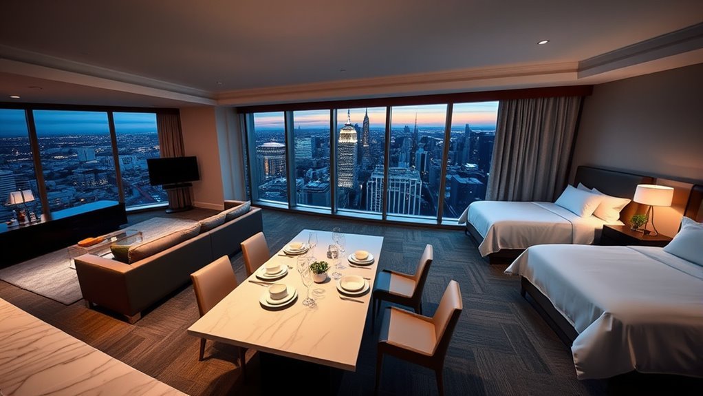 two bedroom suite rental costs
