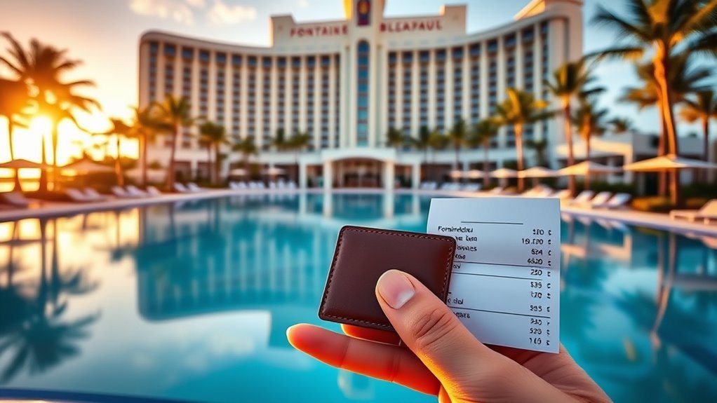 understanding fontainebleau pricing details