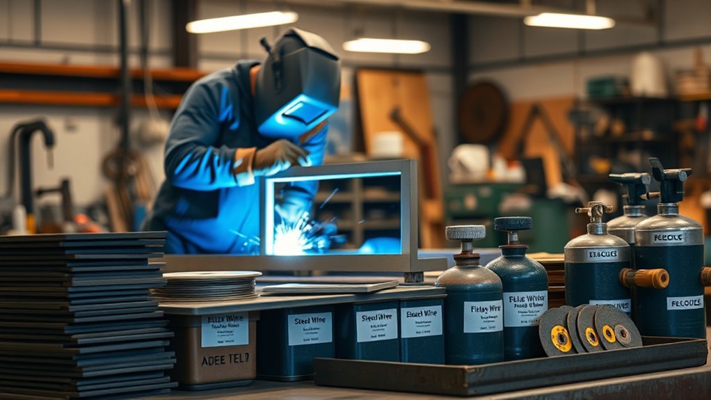 welding material cost management