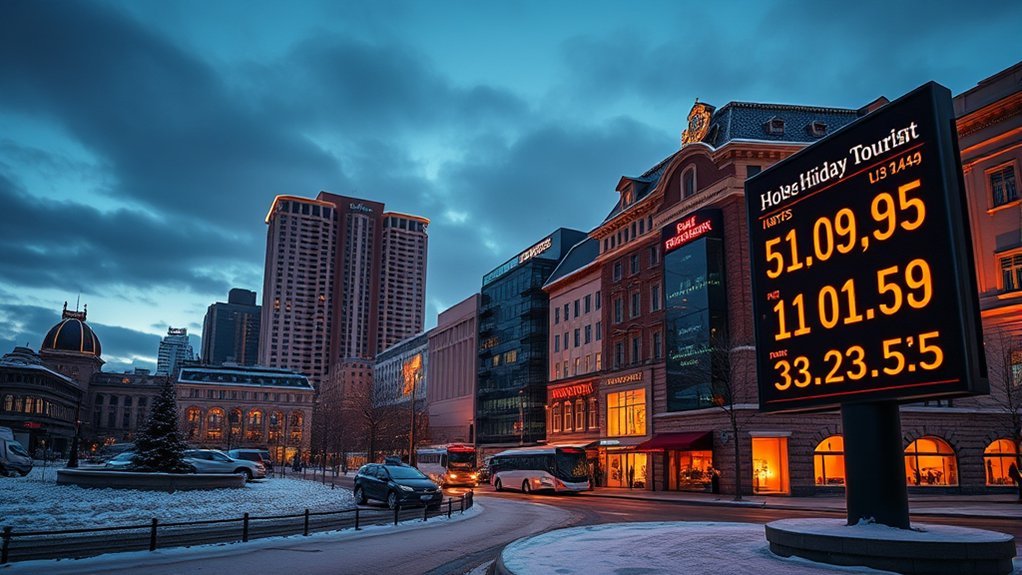 winter hotel pricing influences