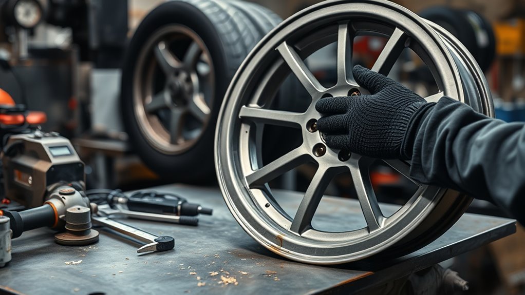 bent rim repair costs