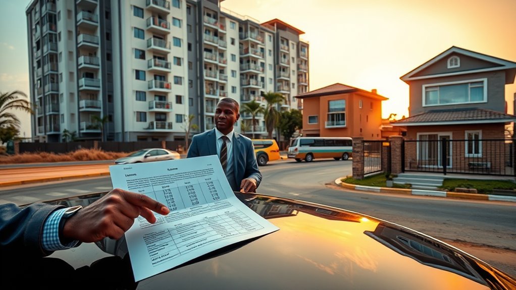 zambia rent varies significantly